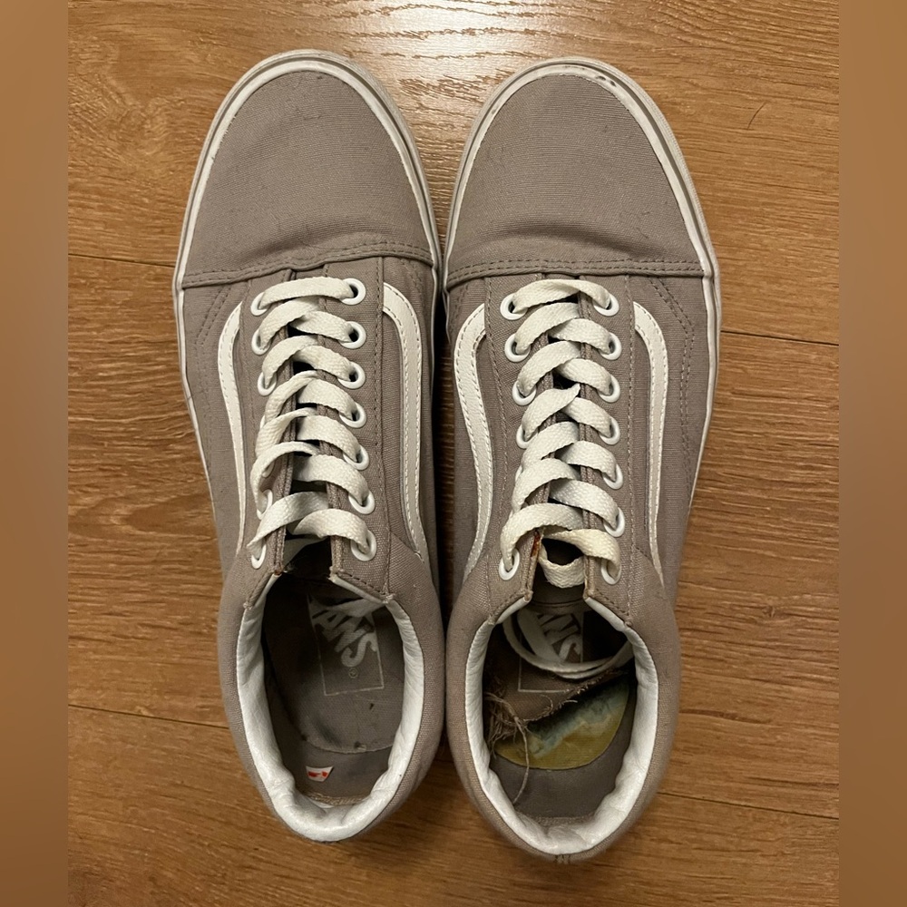 Vans Women’s Grey Canvas Sneakers